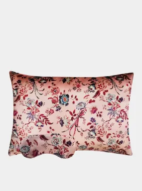 JANNAH PINK Liberty Silk Eye Mask & Pillowcase Gift Set