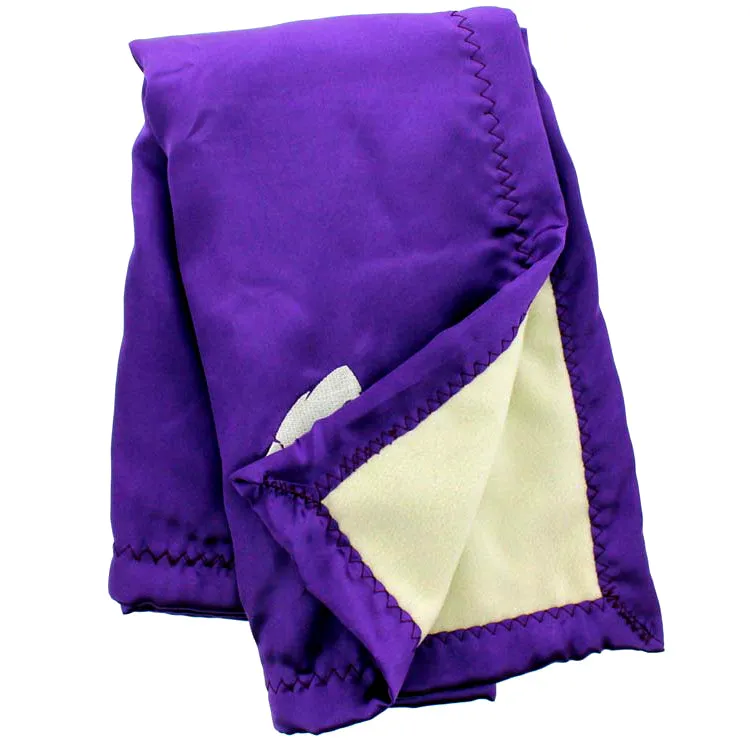 Kansas State Wildcats Silky and Super Soft Plush Baby Blanket, 28" x 28"