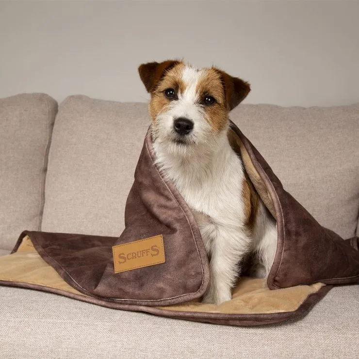 Kensington Dog Blanket - Chocolate