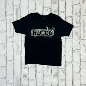 KIDS Hammer Down "HDCO Antler Camo" Short Sleeve T-shirt - Black