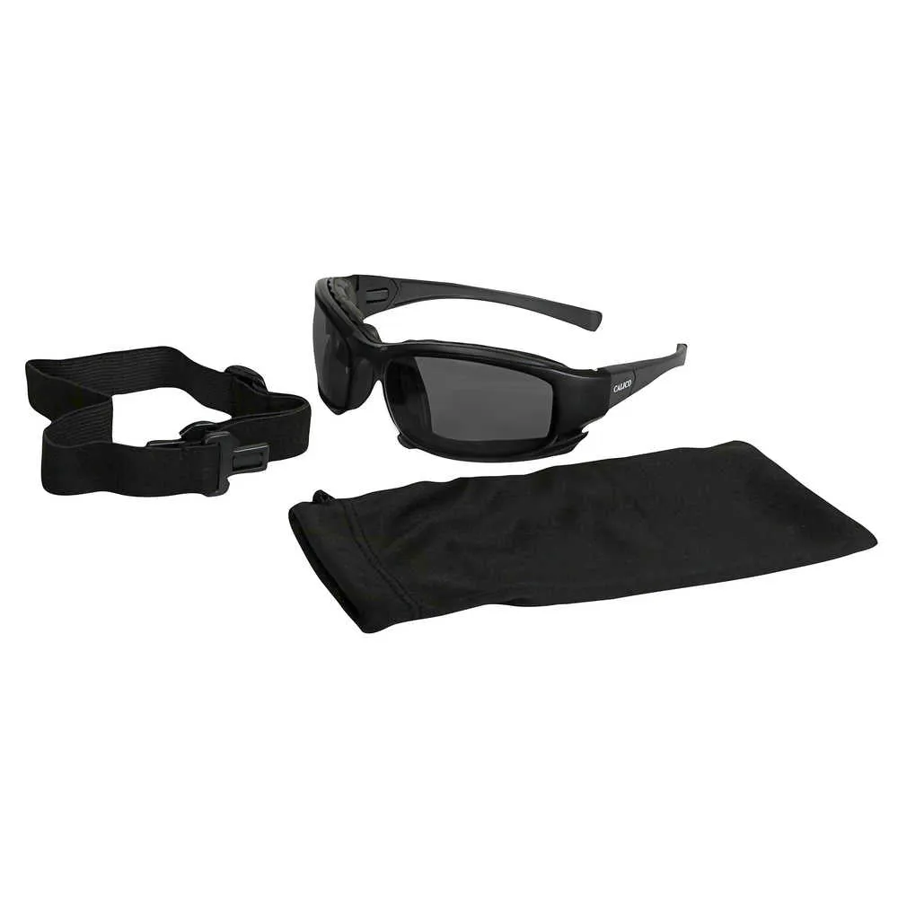 Kimberly-Clark Jackson Safety V50 Calico Safety Eyewear - Black Frame - Smoke Lens - Anti-fog - Sold/Each