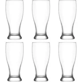 Lav Brotto Beer Glass 11 oz x6