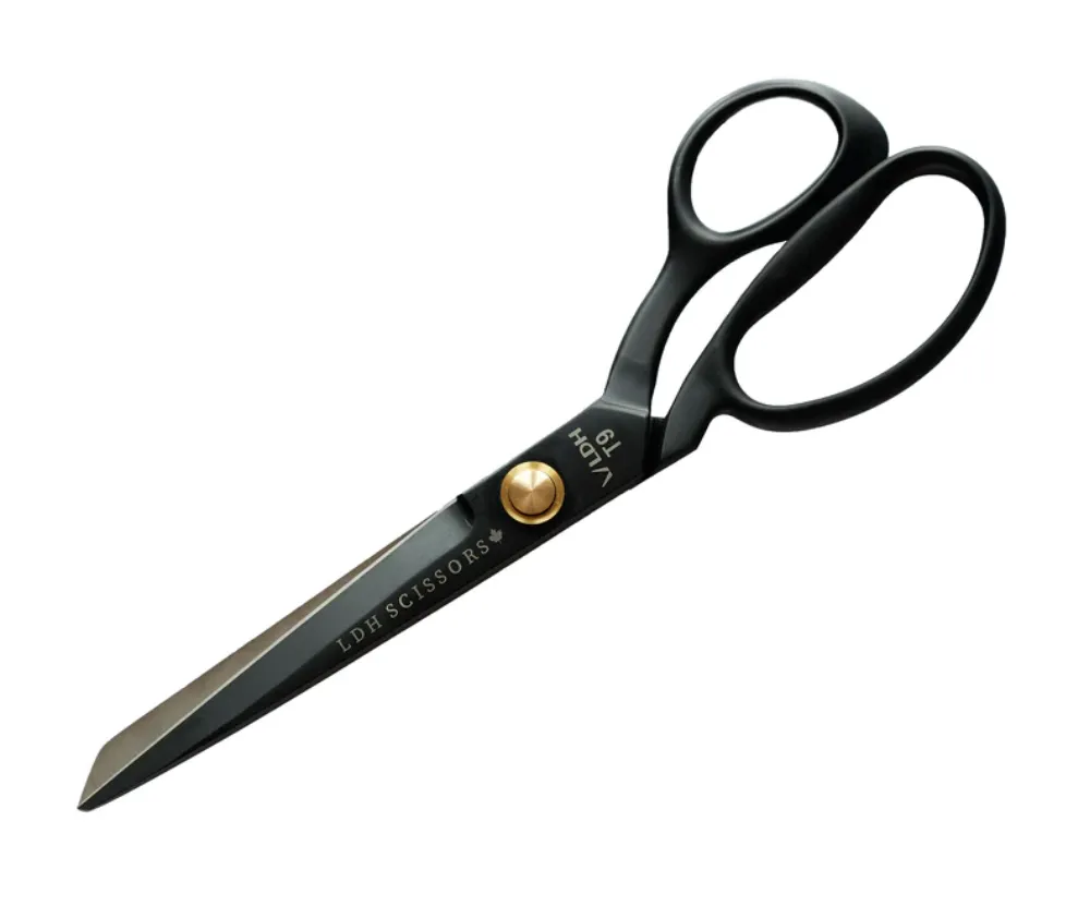 LDH 9" Matte Black Dressmaking Shears