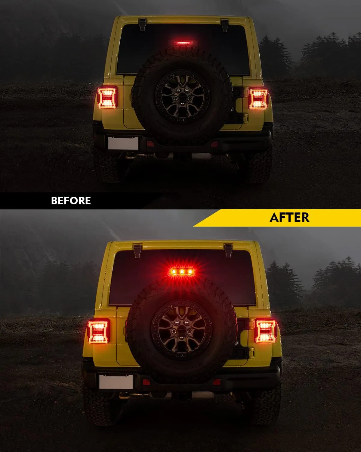 LED Third Brake Light for 2018  Jeep Wrangler JL