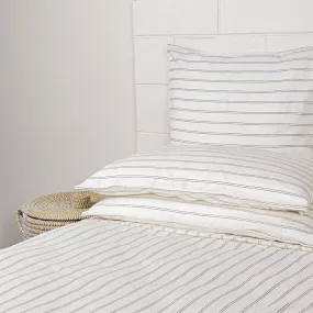 Linen Blend Stripe Sheet Set - King