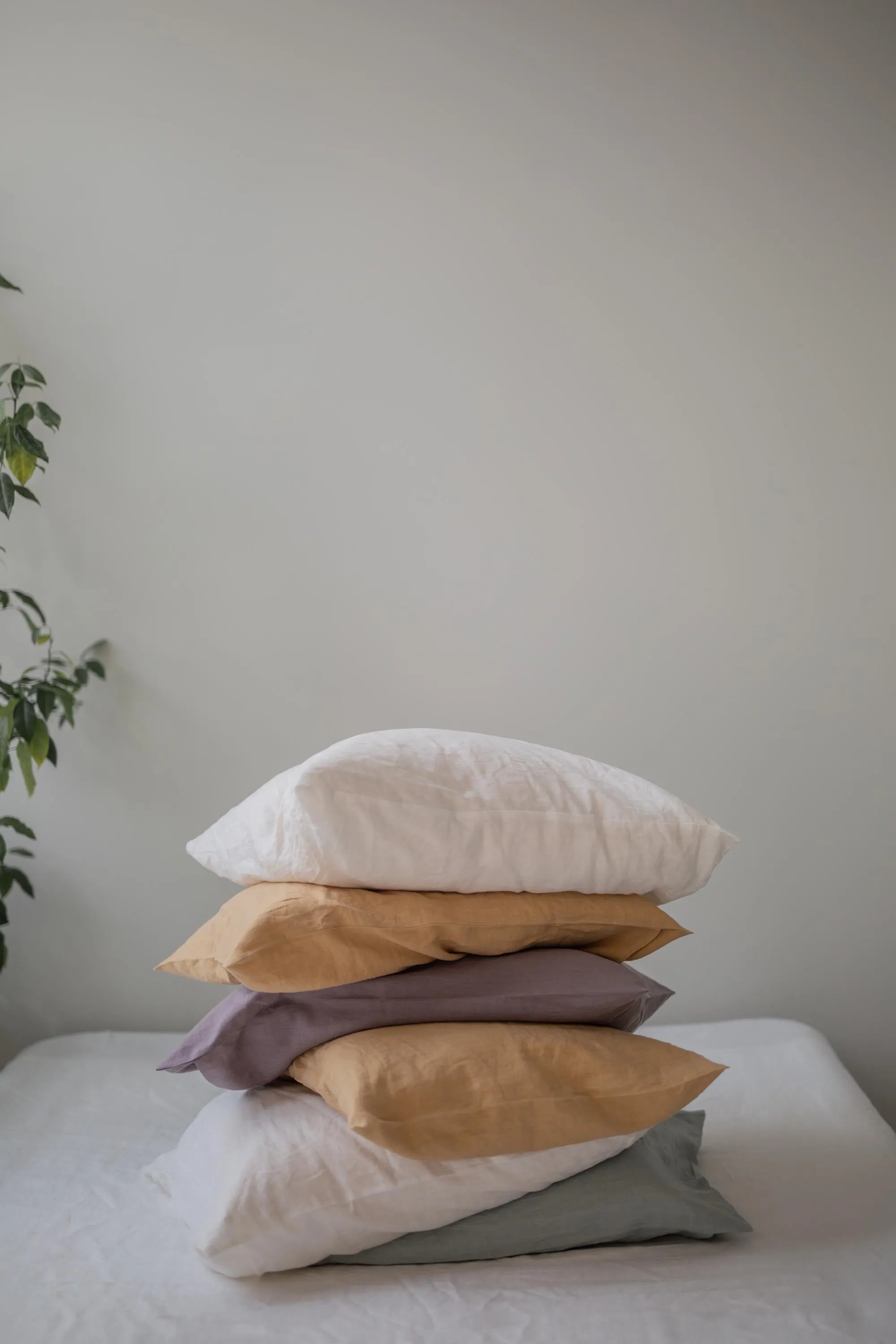 Linen Pillowcase Mustard