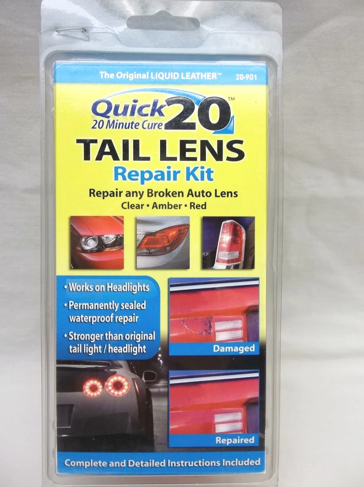 Liquid Leather Headlight & Tail Light Lens Repair Kit (20-901)