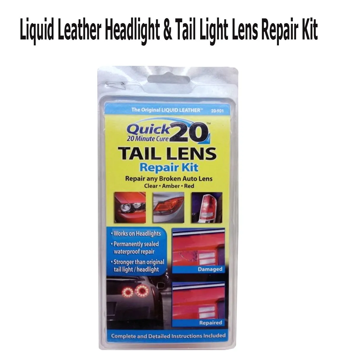 Liquid Leather Headlight & Tail Light Lens Repair Kit (20-901)