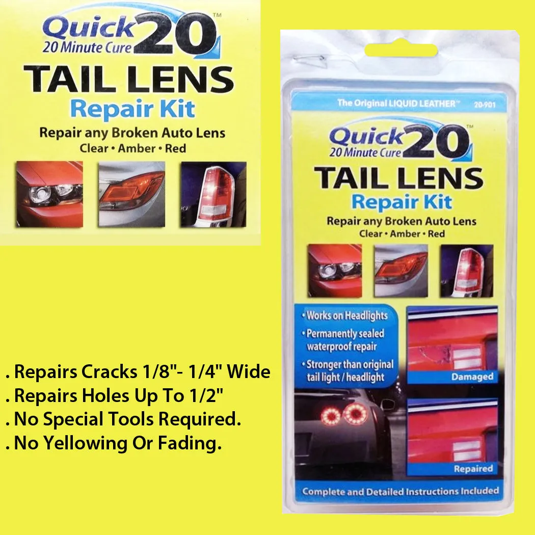 Liquid Leather Headlight & Tail Light Lens Repair Kit (20-901)