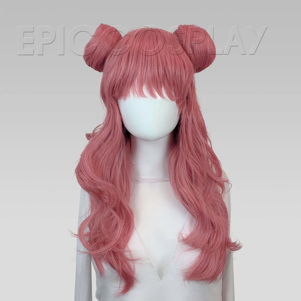 LUNA - Princess Dark Pink Mix Wig Set