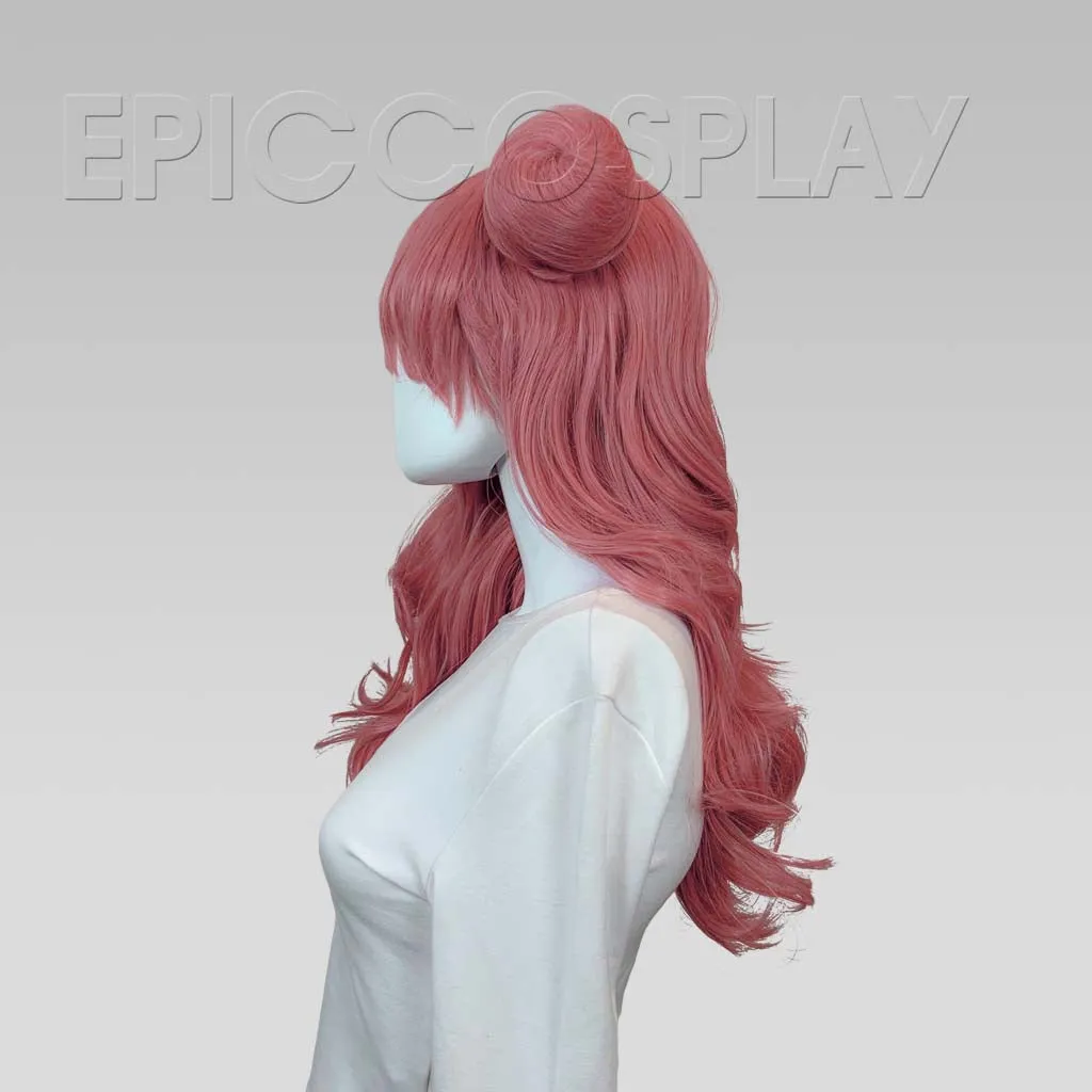 LUNA - Princess Dark Pink Mix Wig Set