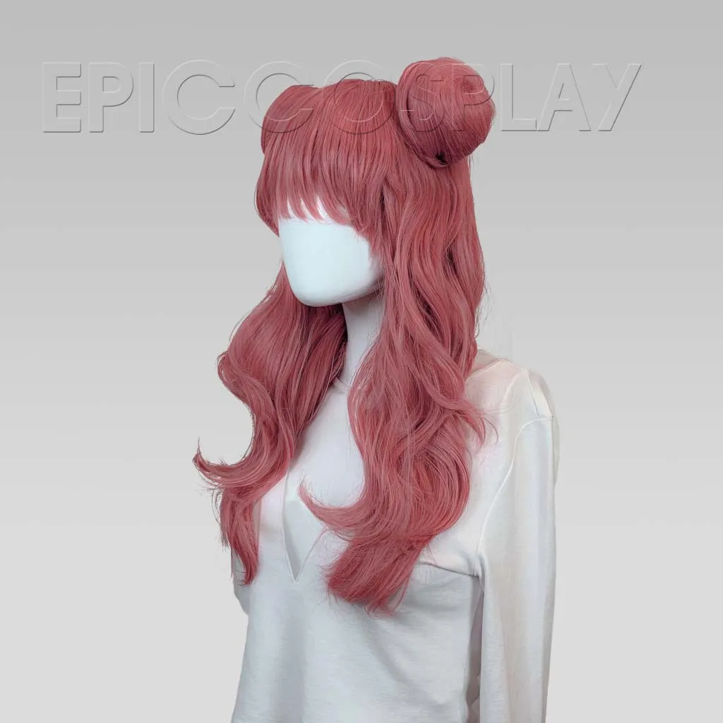 LUNA - Princess Dark Pink Mix Wig Set