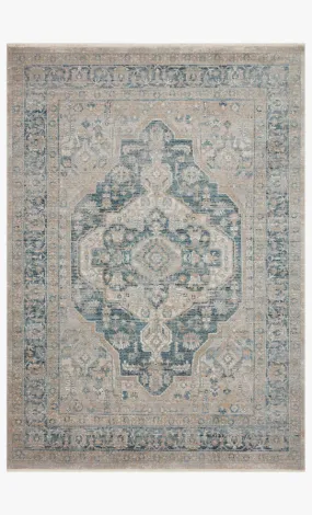 Magnolia Home x Loloi Elise Rug - Neutral Blue