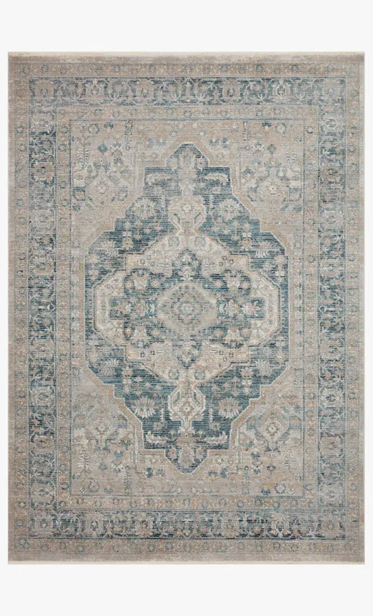 Magnolia Home x Loloi Elise Rug - Neutral Blue