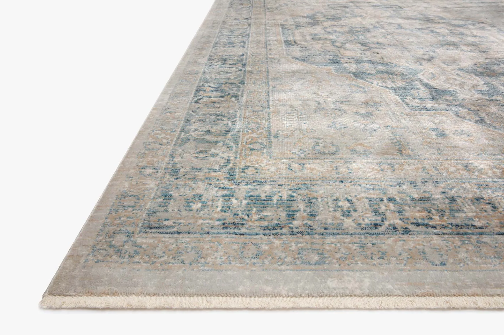 Magnolia Home x Loloi Elise Rug - Neutral Blue