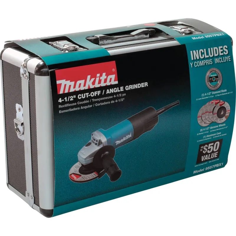 Makita 7.5 amps Corded 4-1/2 in. Cut-Off/Angle Grinder