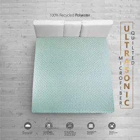 Microfiber Ultrasonic Quilted Waterproof Mattress Protector