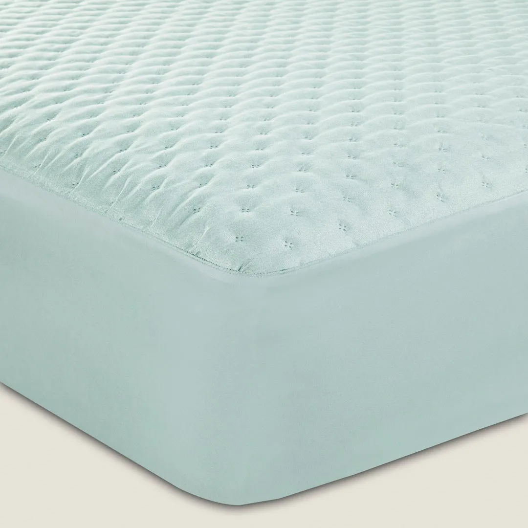 Microfiber Ultrasonic Quilted Waterproof Mattress Protector