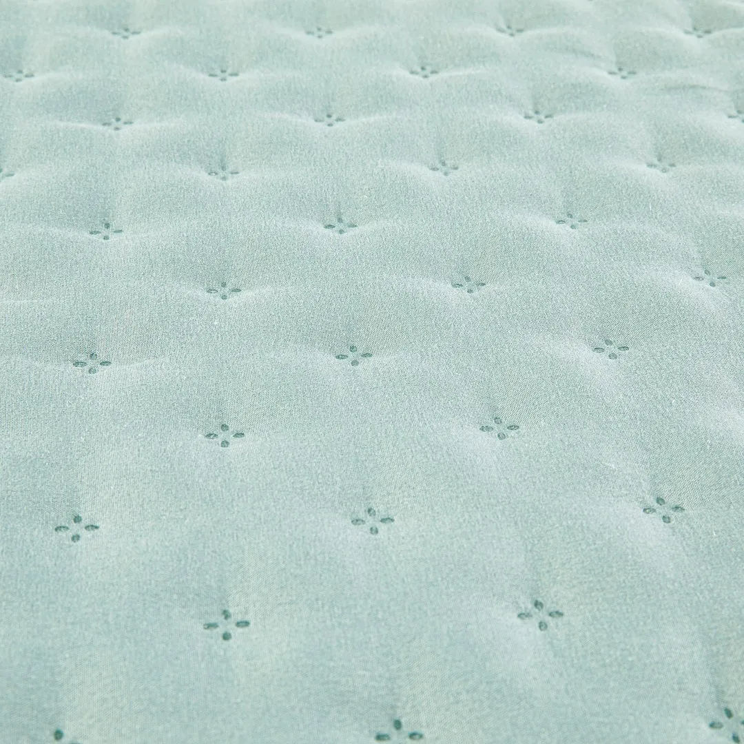 Microfiber Ultrasonic Quilted Waterproof Mattress Protector