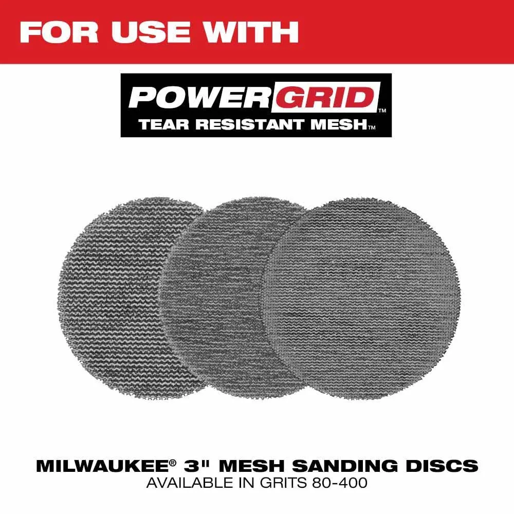 Milwaukee 2535-20 M12 FUEL 3" Random Orbital Detail Sander, Bare