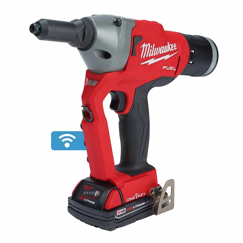 Milwaukee 2660-22CT M18 FUEL™ 1/4" Blind Rivet Tool w/ ONE-KEY™ Kit