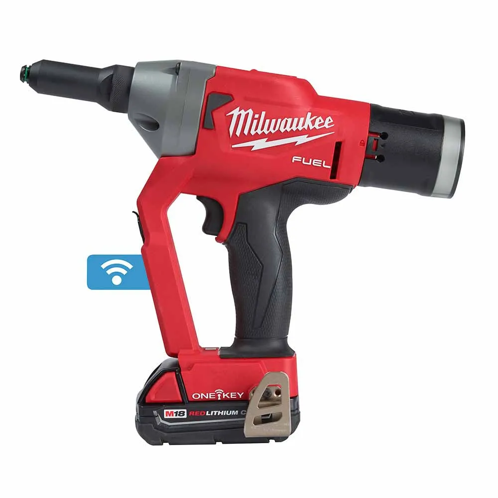 Milwaukee 2660-22CT M18 FUEL™ 1/4" Blind Rivet Tool w/ ONE-KEY™ Kit