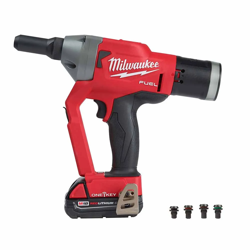 Milwaukee 2660-22CT M18 FUEL™ 1/4" Blind Rivet Tool w/ ONE-KEY™ Kit