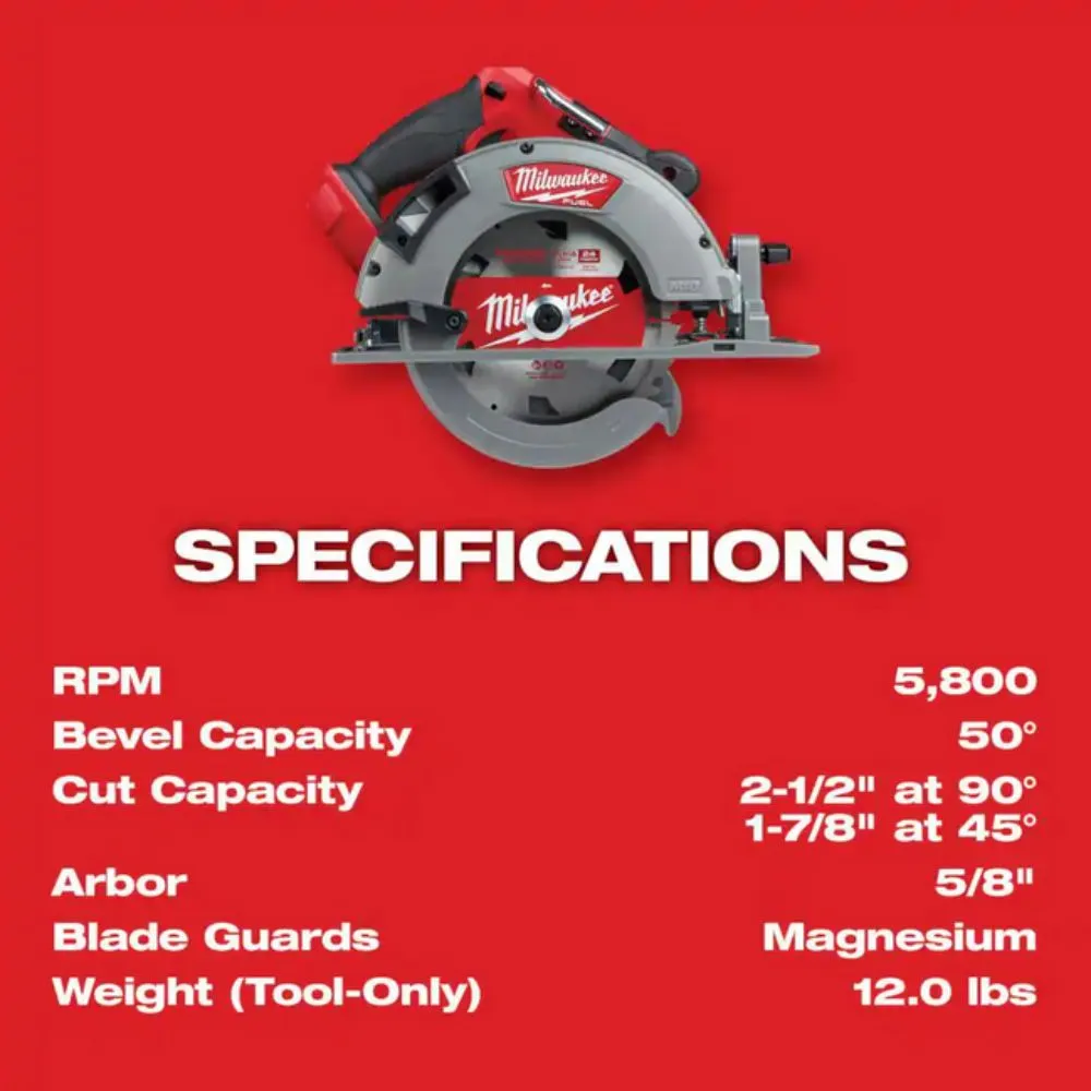 Milwaukee 2732-21HO M18 FUEL 7-1/4" Circular Saw Kit