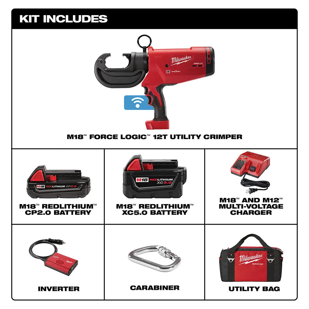 Milwaukee 2778-22 M18™ FORCELOGIC™ 12T Utility Crimper