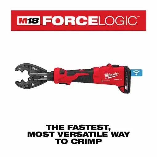 Milwaukee 2978-22BG M18™ FORCE LOGIC™ 6T Linear Utility Crimper Kit w/ BG-D3 Jaw