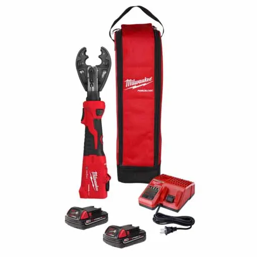 Milwaukee 2978-22BG M18™ FORCE LOGIC™ 6T Linear Utility Crimper Kit w/ BG-D3 Jaw