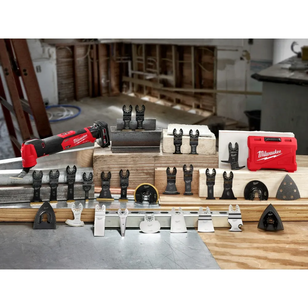 Milwaukee  49-25-1249 Milwaukee® OPEN-LOK™ 2-1/2" TITANIUM ENHANCED BI-METAL MULTI-MATERIAL BLADES 10PK