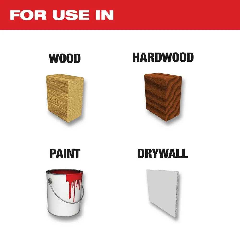 Milwaukee  49-25-2240 Milwaukee® 3-1/2" 240 GRIT TRIANGLE SANDPAPER 6PK