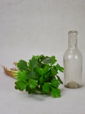 Miniature late 19th century blown glass bottle 4¾"