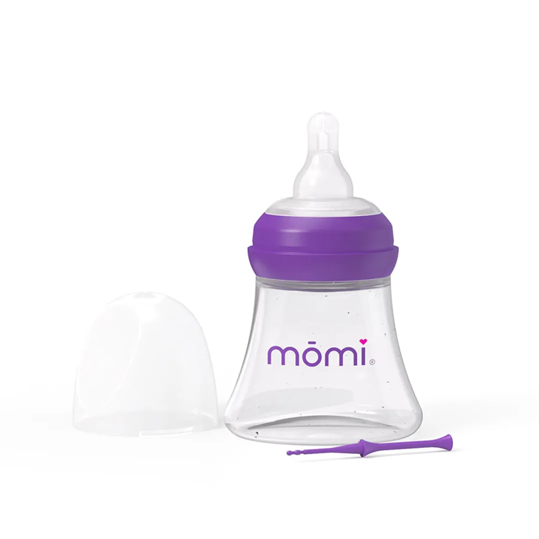 mōmi breast-like bottle (single), glass