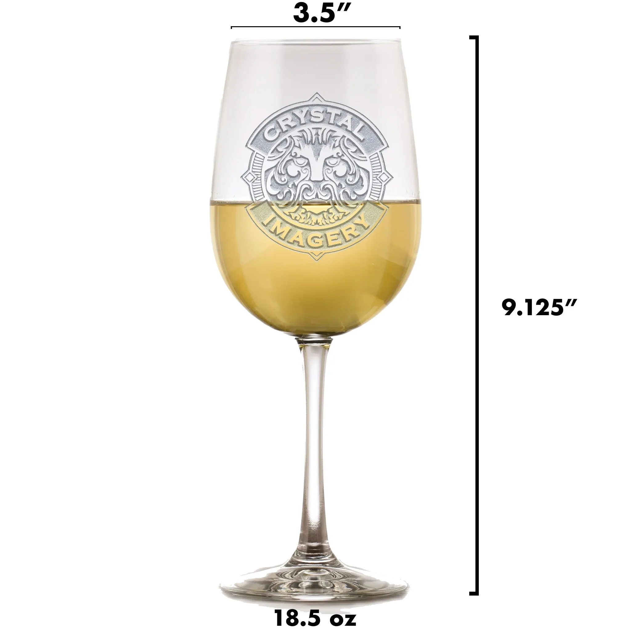 Monogram Engraved Wine Glasses