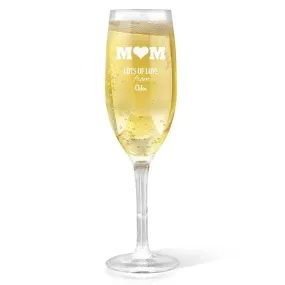 Mum Champagne Glass Champagne Glass