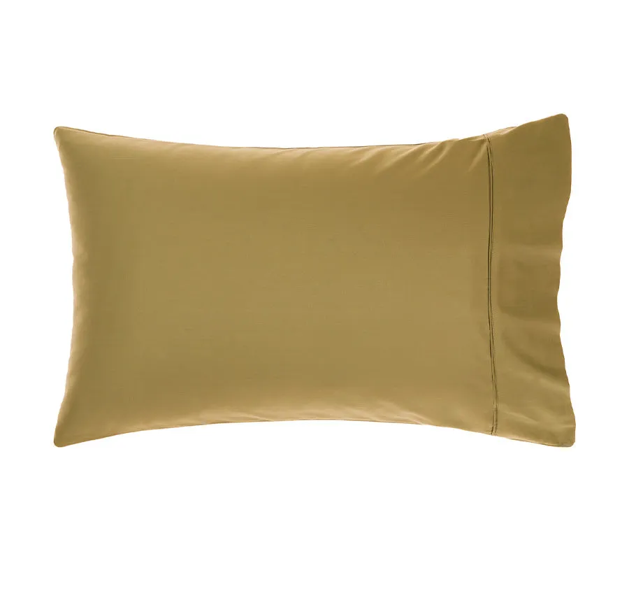 Nara 400THC Bamboo Cotton Standard Pillowcase Bronze