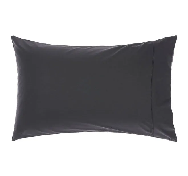 Nara 400THC Bamboo Cotton Standard Pillowcase Charcoal