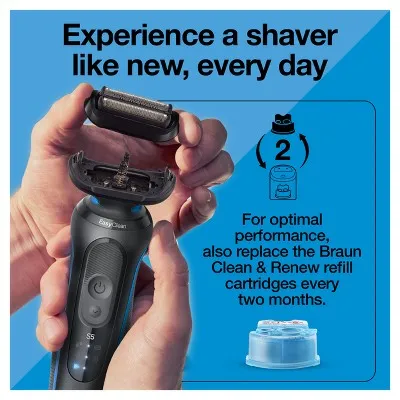 New - Braun Series 5 Electric Shaver Replacement Head - 54B Black