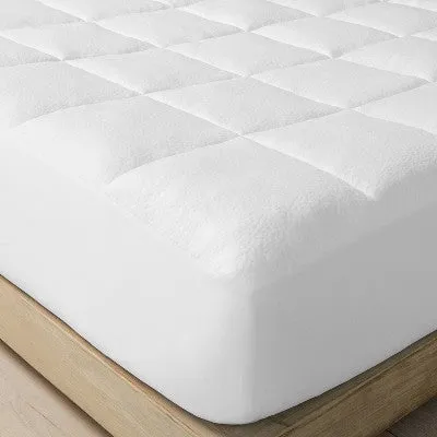 New - King Memory Foam & Down Alternative Mattress Pad - Casaluna