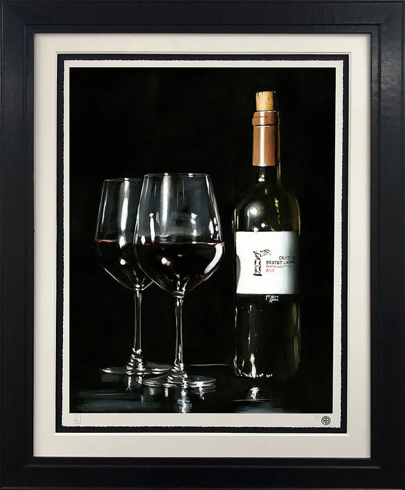 Partners In Wine Paper Print by Richard Blunt