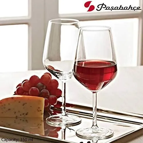 Pasabahce Allegra Glass Tumbler 350ml Red Wine 41128