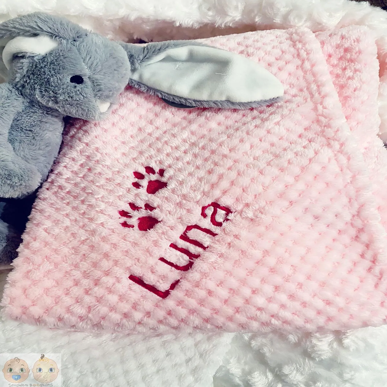 Personalised Waffle Pet Blanket