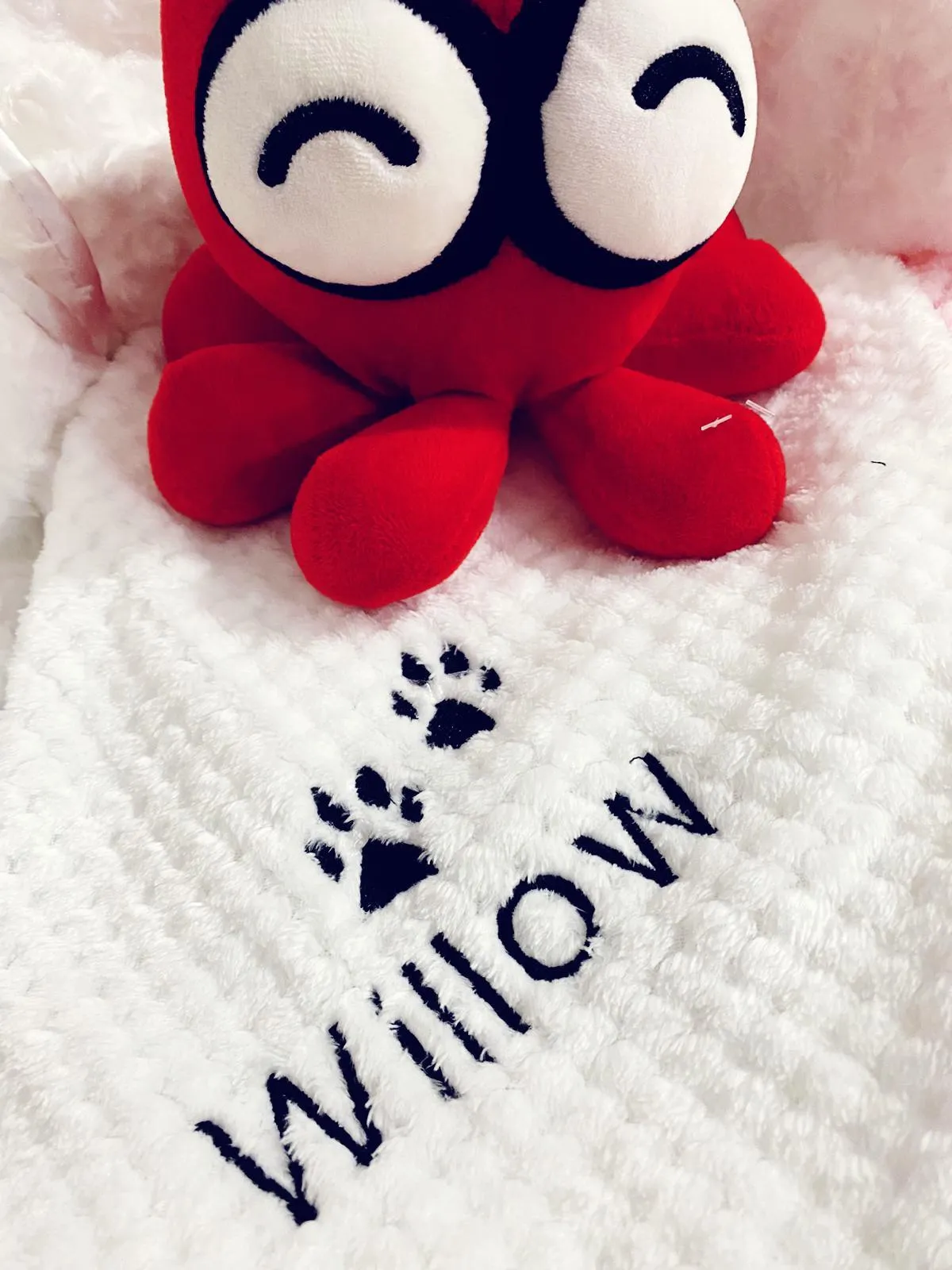 Personalised Waffle Pet Blanket