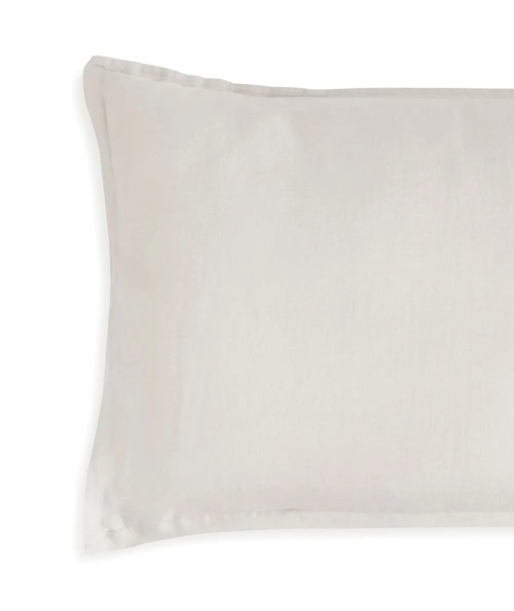 Picardie Ecru Linen Pillowcase