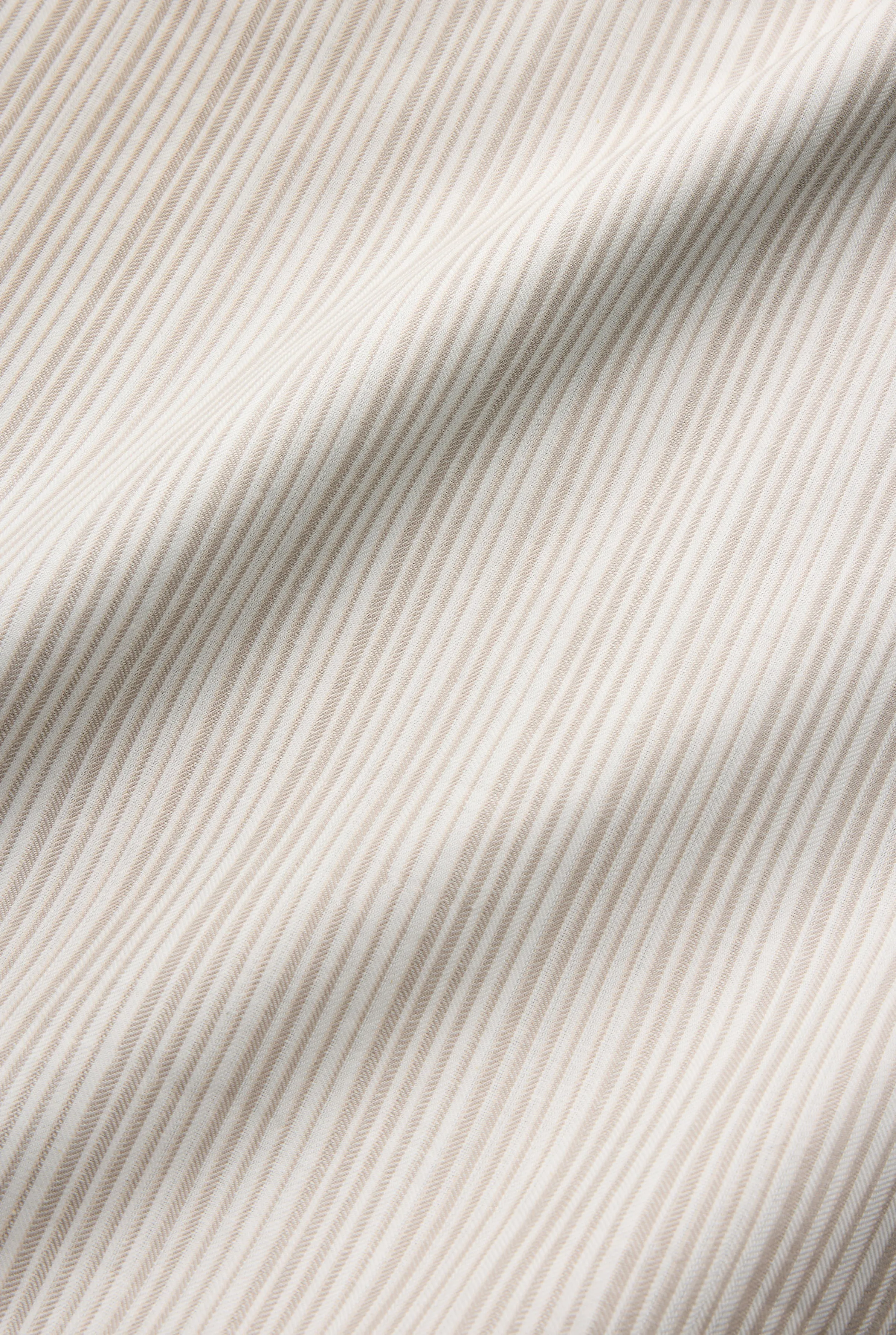 Pima Cotton Percale Bedding "Burano Stripes" - Sand Stripe