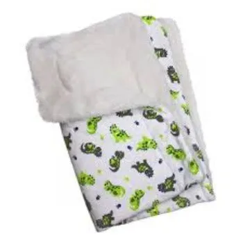 Playful Dinosaur Flannel/Ultra-Plush Blanket