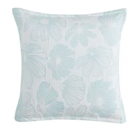 Poppi European Pillowcase Aqua