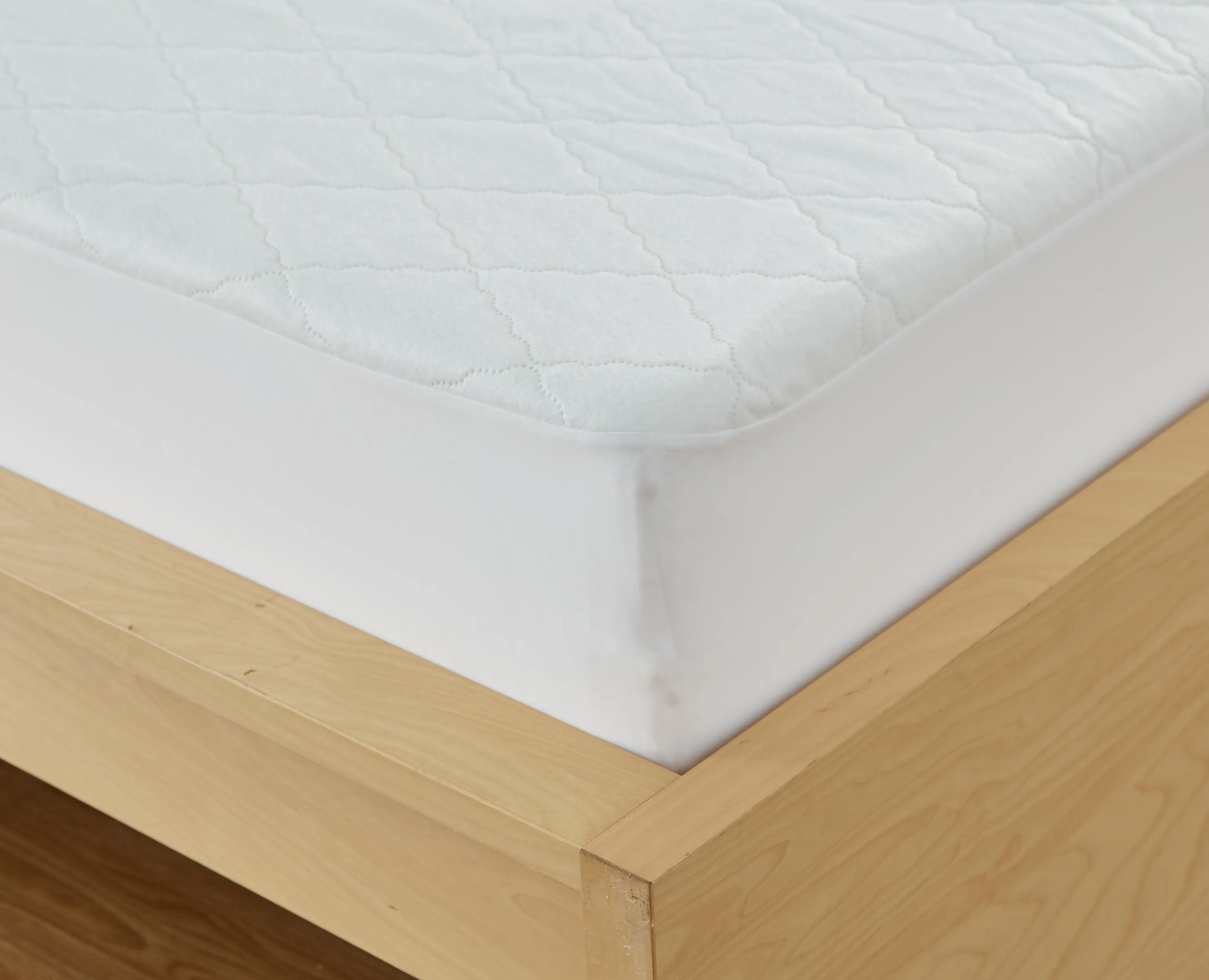 Quilted Waterproof Mattress Pads - Anchor Band and Fitted Style Available